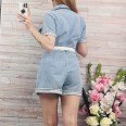 Гащеризон с Бродерия Denim